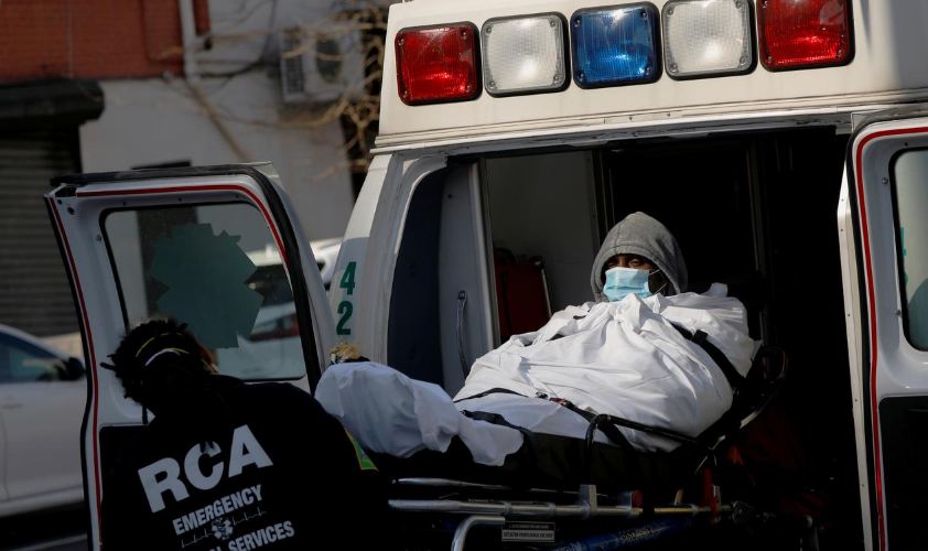 Coronavirus outbreak is stretching New York’s ambulance service to breaking point