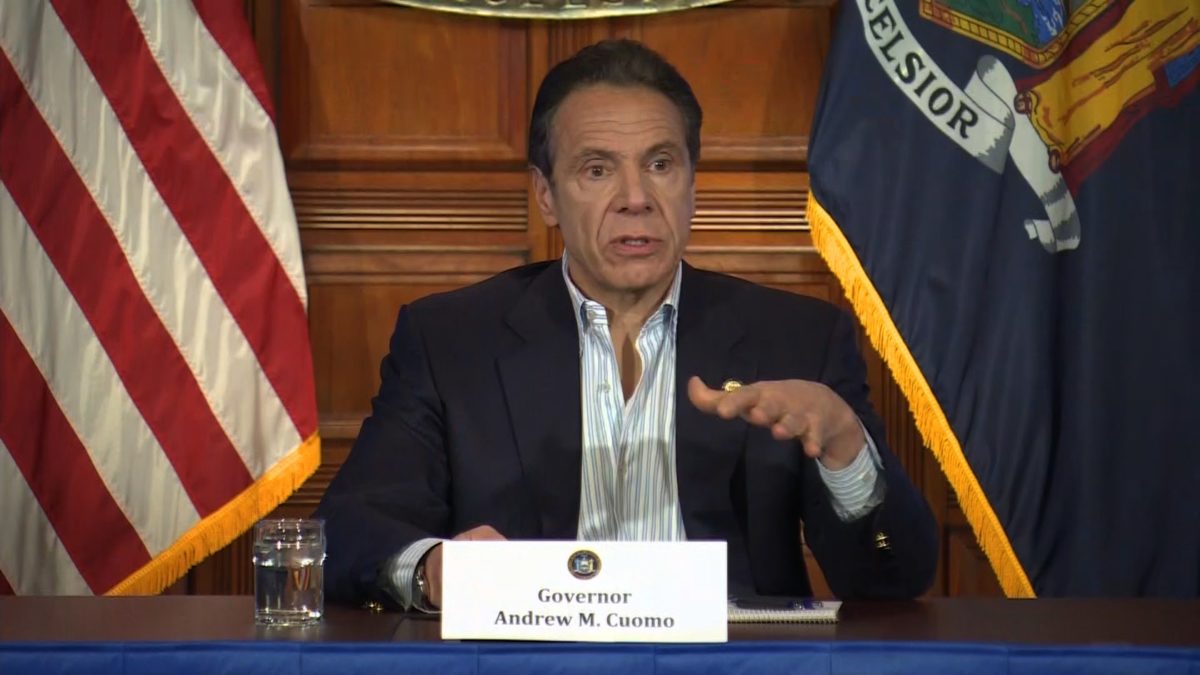 New York is currently testing about 20,000 people a day, governor says