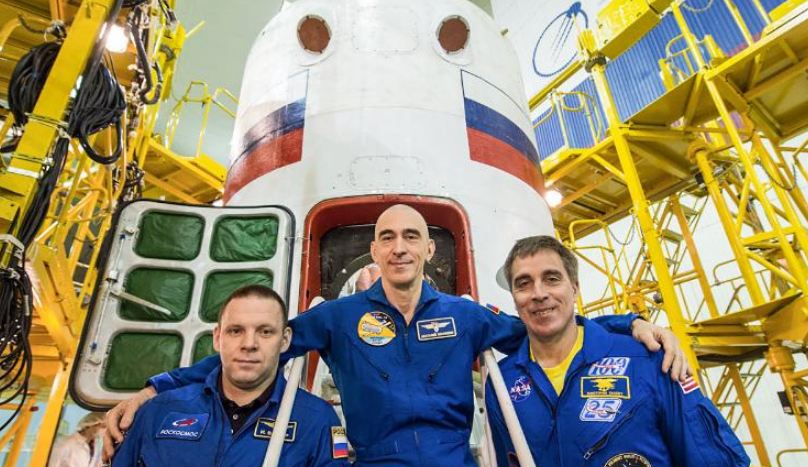NASA astronaut, Russian cosmonauts launch to the space station during a pandemic