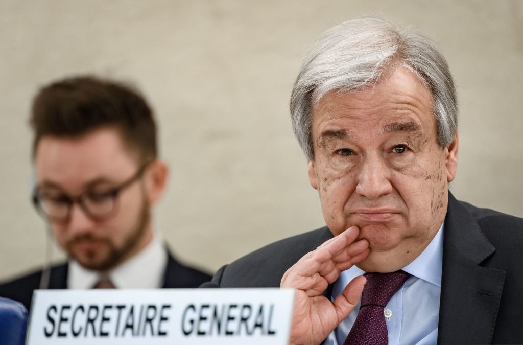 UN chief laments “lack of leadership” in the face of the pandemic