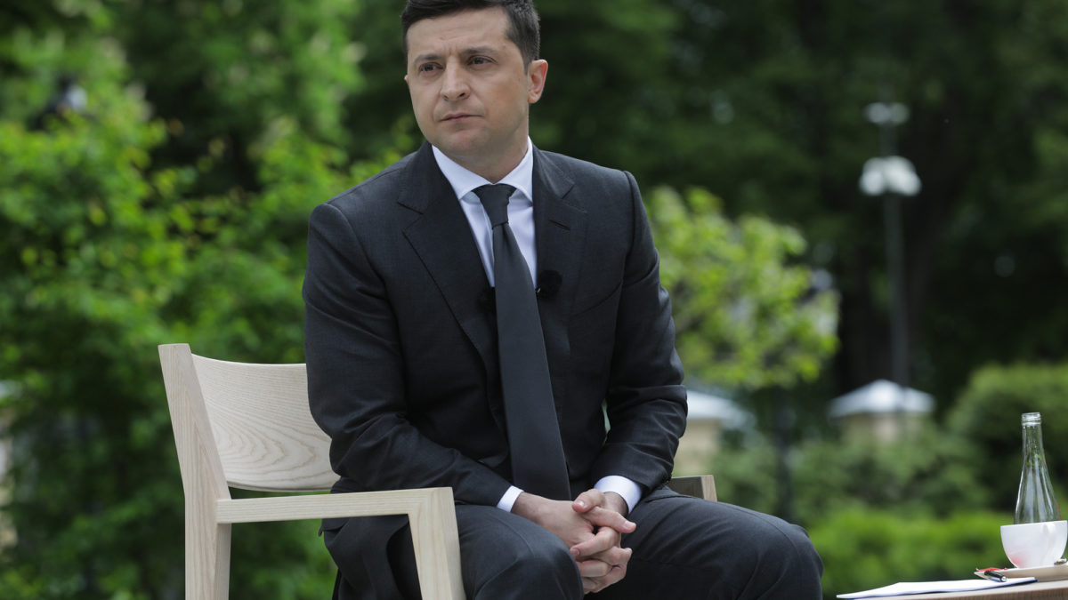 Ukrainian president says the country’s lockdown may be eased earlier than planned
