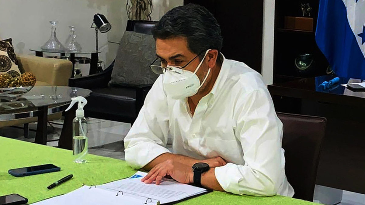Honduran President is being treated for pneumonia after coronavirus diagnosis